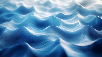 Obraz premium Abstract Blue Waves