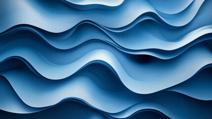 Fototapeta premium Abstract Blue Wave Pattern