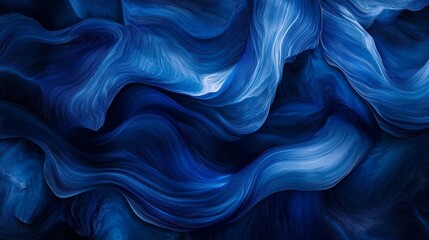 Obraz premium Abstract Blue Waves