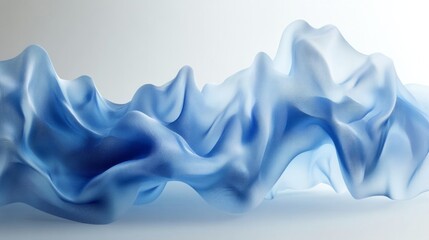 Fototapeta premium Fluid Blue Waves Art