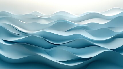 Fototapeta premium Abstract Ocean Waves Concept
