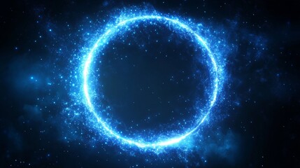 Fototapeta premium Mystical Blue Energy Portal