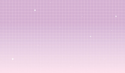 Purple gradient background with grid lines checkered and sparkles	