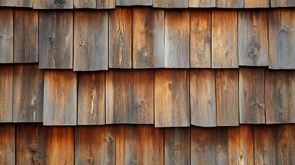 3D wooden tiles forming a timber wall with a soft sheen effect