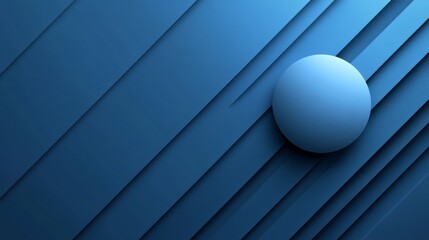 Abstract Blue Layers Background