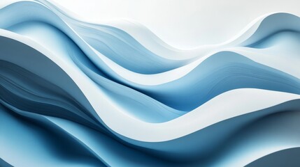 Fototapeta premium Abstract Blue Waves