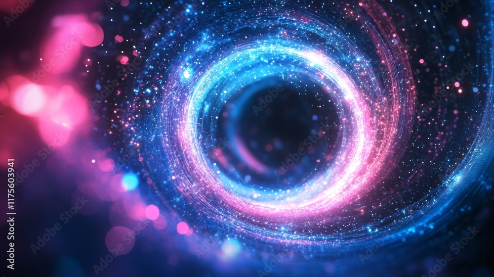Canvas Prints mystical cosmic vortex in space