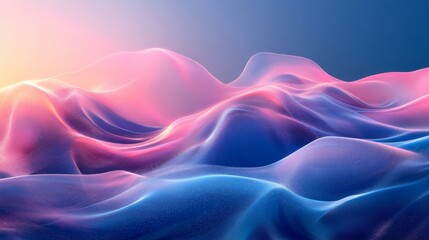 Fototapeta premium Abstract Fluid Waveforms