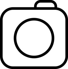 Camera icon Social media sign icon or symbol. Vector illustration.