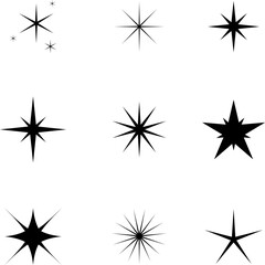 Fototapeta premium Star icons