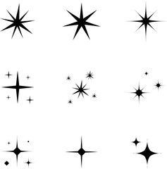Fototapeta premium Star icons