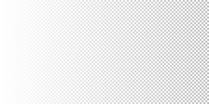 White gradient backdrop on transparency grid. Abstract vector background. Graphic element suitable for design or digital art.