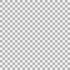 Light grey transparency grid. A seamless grid pattern consisting of alternating transparent and light gray squares creates a visually balanced and crisp surface, suitable for design or digital art.