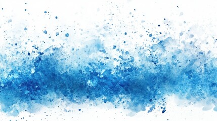 Abstract blue watercolor wash texture background. (1)