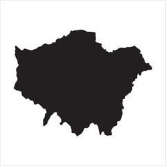 Map of London, England