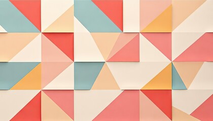 Abstract geometric pattern of triangles