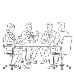 business people in a meeting