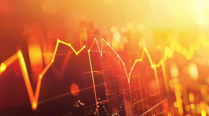 Engaging marketing vector chart featuring dynamic shapes and an attention grabbing slogan