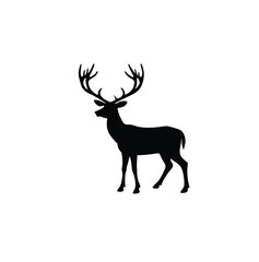 A deer vector silhouette