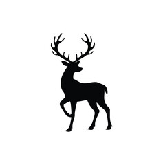 A deer vector silhouette