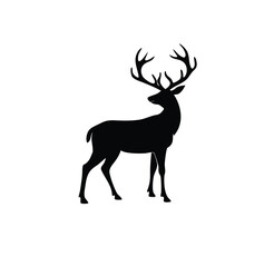 A deer vector silhouette