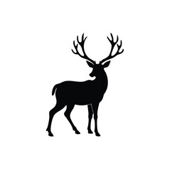 A deer vector silhouette