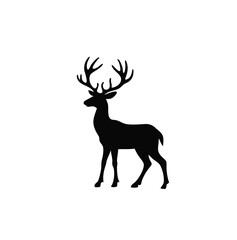 A deer vector silhouette