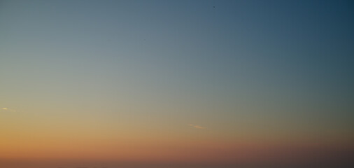The beautiful of sunset sky for background.