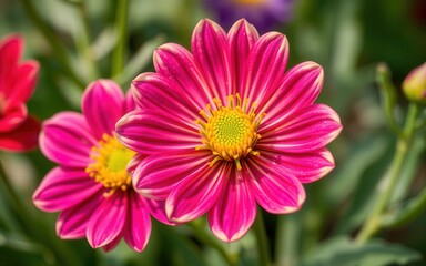 Obraz premium Colourful flower illustration.