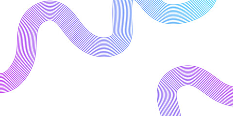 Abstract flow wave lines background. Futuristic technology and science theme white background.