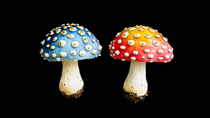 Obraz premium amanita muscaria fly agaric