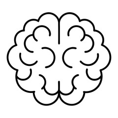 Abstract Brain Illustration in Vector Format