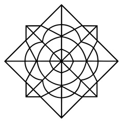 Abstract Grid-Based Vector Illustrations