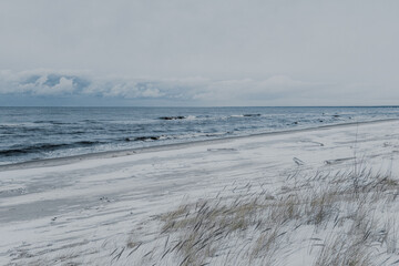 frozen sea landscape