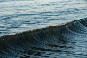breaking waves on the sea