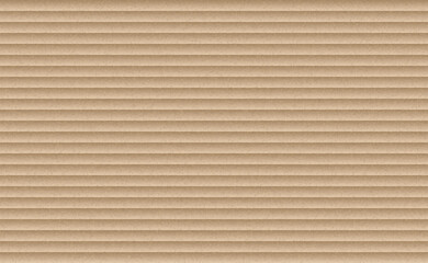 Brown cardboard with striped pattern. Texture of recycle paper box in vintage style. Paper sheet abstract background. Vector EPS 10