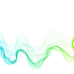 abstract vector wave. Green, and blue colors. layout for presentation. Eps 10