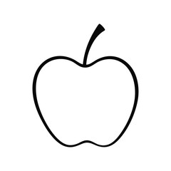 apple isolated on white 