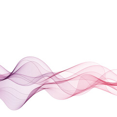 Colored waves. Red, pink,purple waves. eps 10