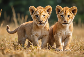 Obraz premium Lion cub