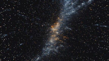 Obraz premium Stunning Cosmic View of Stars and Galaxy in Deep Space Background