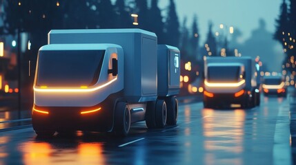 last-mile delivery digital transformation, innovative systems for optimizing last-mile delivery, featuring autonomous vehicles and efficient routing