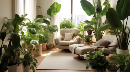 Serene Indoor Garden Oasis