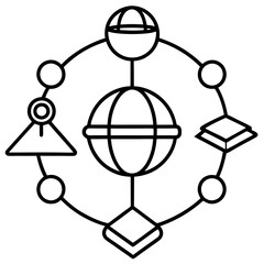 Education and Innovation in Line Art Vectors