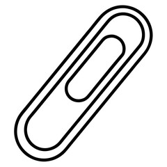 Elegant Paperclip Line Design