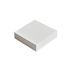 Fototapeta premium a white box on a transparent background, PNG image, PNG file, Generative art.