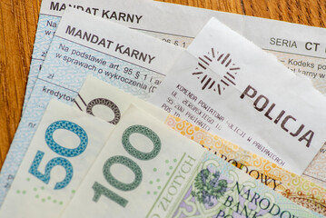 Mandat karny.  © Tomasz Warszewski