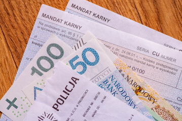 Mandat karny.  © Tomasz Warszewski