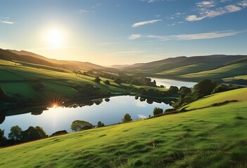 Obraz premium summer landscape
