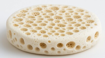 Textured Skin Surface Showing Dark Acne Spots on a Light Background for Skin Care Analysis